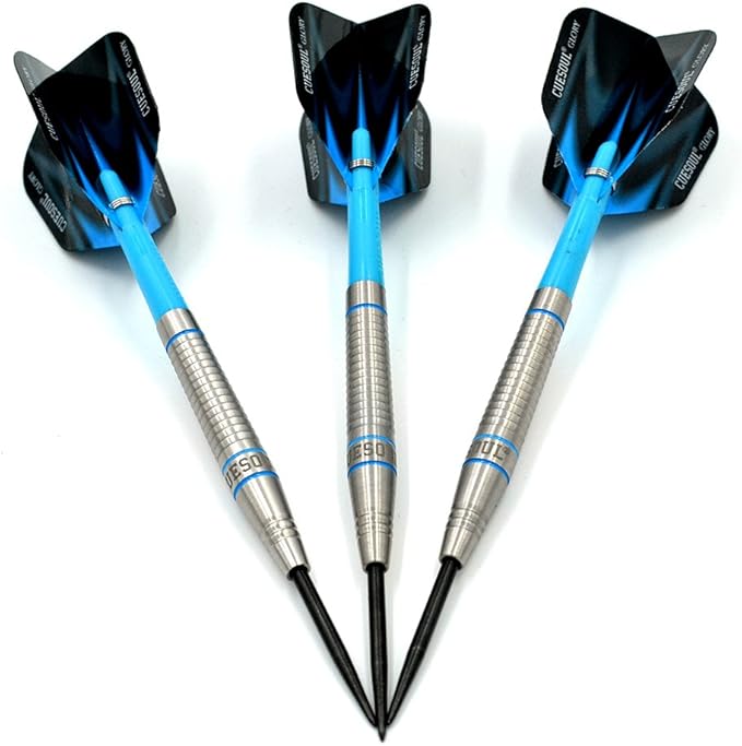 CUESOUL Professional Tungsten Steel Tip Dart Set 85% Tungsten 22g/24g/26g-Glory Series