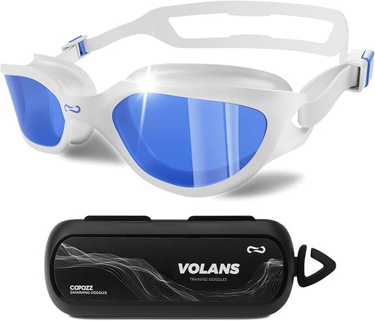 COPOZZ Swim Goggles Adult Women, Swimming Goggles for Women & Men, Anti-Fog No Leaking UV Protection for Adult