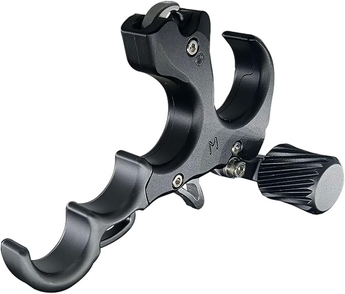 Compound Bow Aid Releaser with Wrist Straps and Adjustment Tool,Archery Release Aids with 3 Thumb Release Adjustable,Aluminum Alloy Aids.for Left and Right Handers.