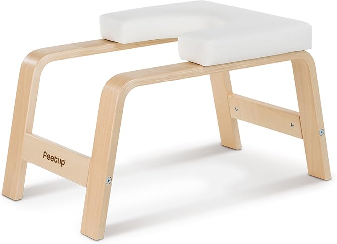 FeetUp - The Original Yoga Headstand Bench, Vegan Handstand Trainer Bench and Stand, Strength Training Inversion Equipment for Relaxation and Strength, Includes App & Starter Kit, #1 Worldwide