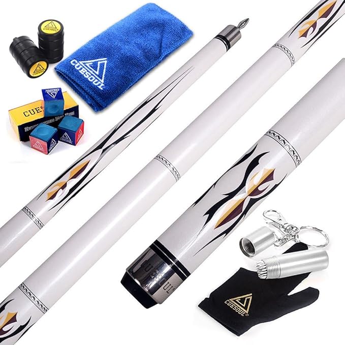 CUESOUL SOOCOO Series 58" 19oz Maple Pool Cue