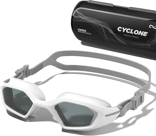 COPOZZ Men's Swim Goggles, Swimming Goggles Anti-fog No Leaking UV Protection for Adult men