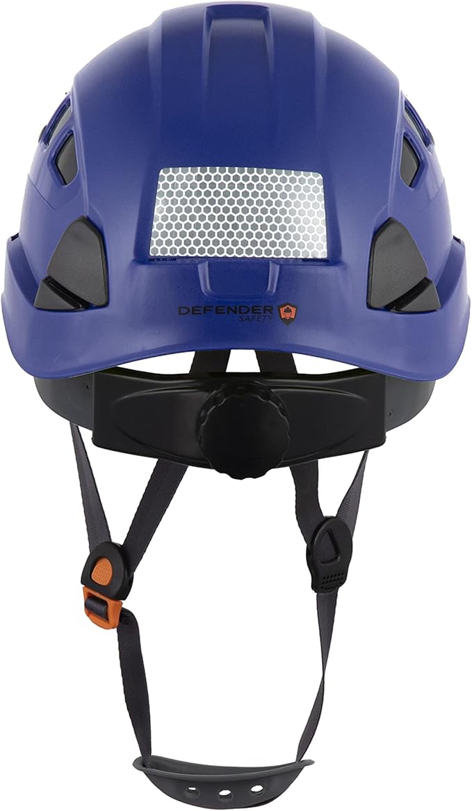 Defender Safety H1 Safety Helmet Hard Hat with Visor ANSI Z89.1