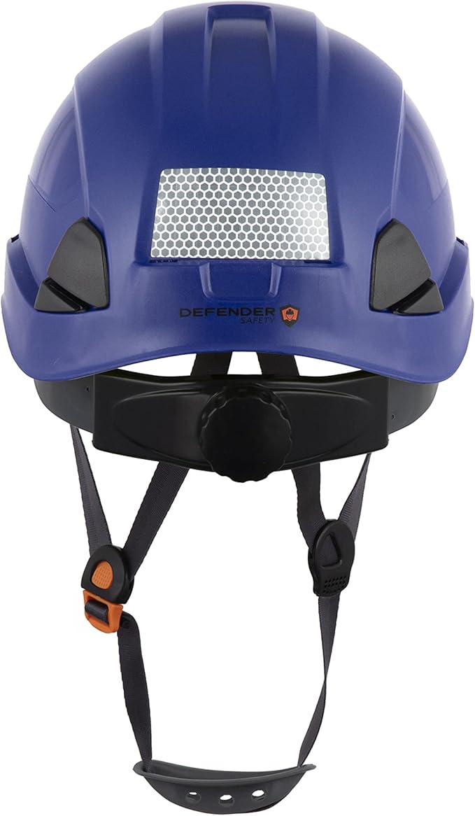 Defender Safety H1 Safety Helmet Hard Hat with Visor ANSI Z89.1