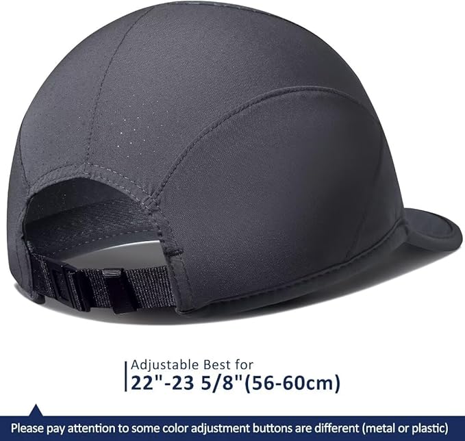 GADIEMKENSD Stretch Running Hat with Soft Brim, Quick Dry, Unstructured, Unisex-Adult