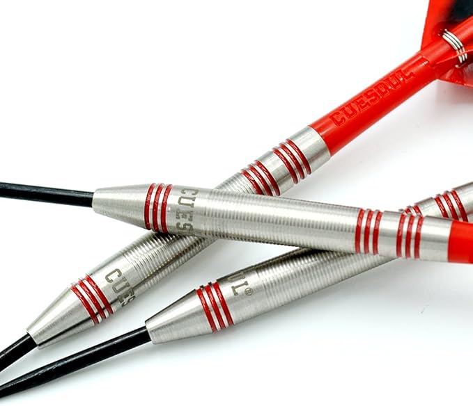 CUESOUL Professional Tungsten Steel Tip Dart Set 85% Tungsten 22g/24g/26g-Glory Series