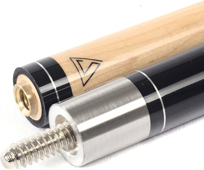 CUESOUL House Bar Pool Cue Sticks,Two Cue Sticks + 2x2 Pool Cue Case Hard