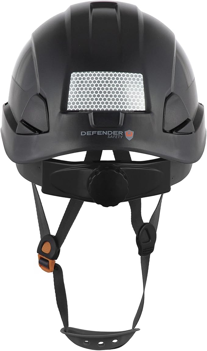 Defender Safety H1 Safety Helmet Hard Hat with Visor ANSI Z89.1