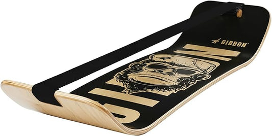 GIBBON SlackBoard - GiBoard Balance Board Kids & Adults - Slackline Balance Trainer - Slack Board Core Workout Equipment Home Gym Training - Standing Desk Exercise - Yoga, Agility, Pilates & More