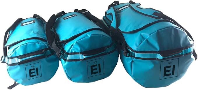 Element Equipment Trailhead Duffel Bag Shoulder Straps Waterproof Teal Small