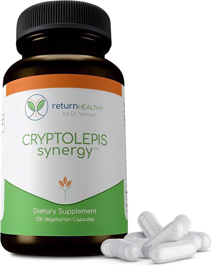 Cryptolepis Synergy, Immune Support Vitamins, Immune System Booster for Adults, Liver, Lymphatic, & Immune Support Supplement, Supports Lyme & Natural Parasite Defense, 120 Capsules