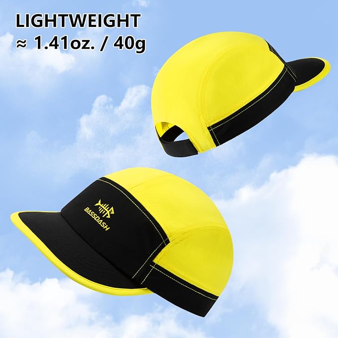 BASSDASH Ultralight UPF 50+ Soft Baseball Caps Unstructured Quick Dry Folding Hat Adjustable for Men Woman Outdoor Activities