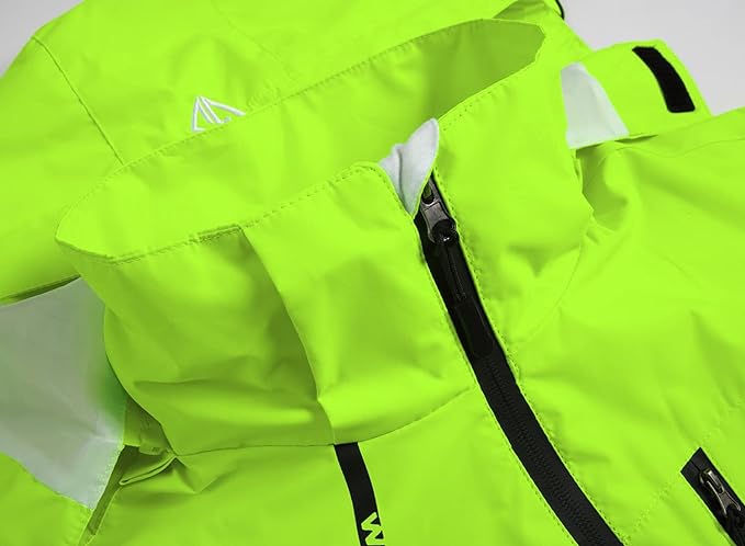 GIISAM Mens Windproof Jacket Waterproof Lightweight Mountain Sport Jacket for Men Hooded Windbreaker Raincoat