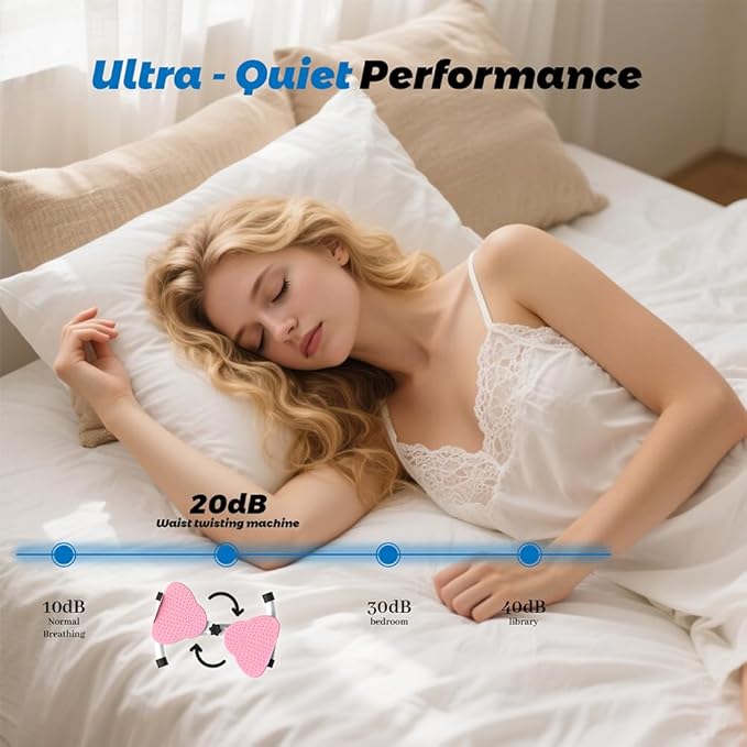 Exercise Twist Boards,Waist Twister Machine Exercise,Balance Board for Foot Massage and Weight Loss(Pink)