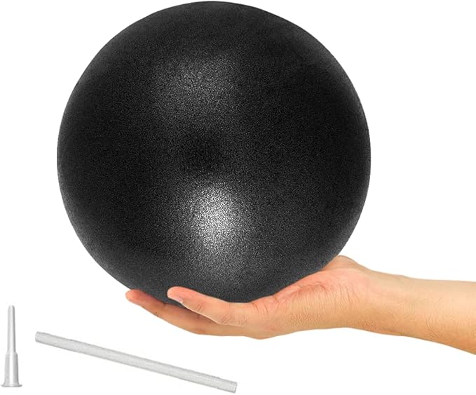 9 Inch Exercise Pilates Ball Mini Exercise Barre Ball for Yoga,Stability Exercise Training Gym Anti Burst and Slip Resistant Balls Physical Therapy Improves Balance, Core Strength