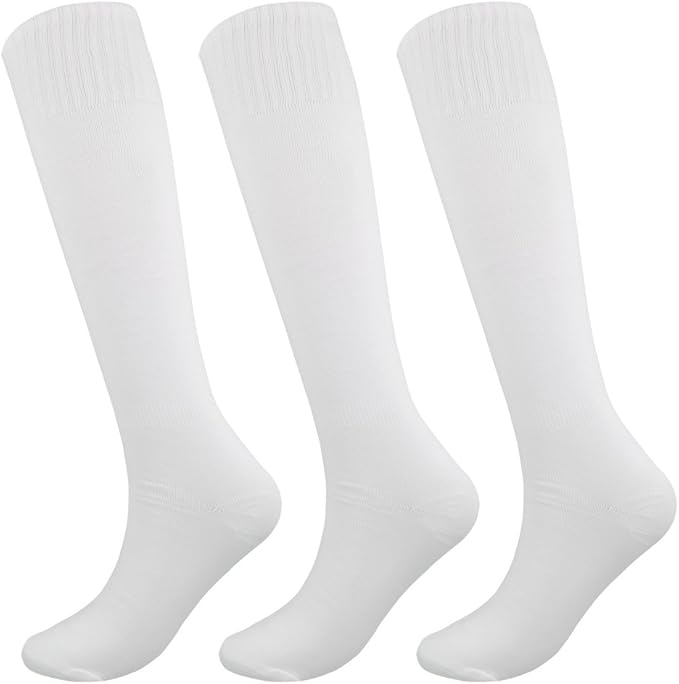 Fitliva Knee High Long Sports Socks Unisex Multicolor 3/6/12 Pairs