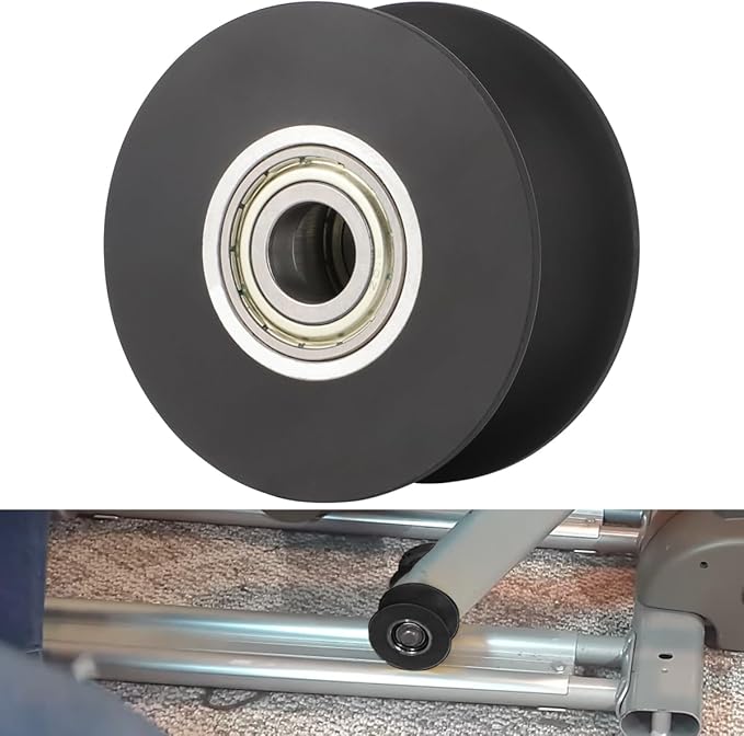 Elliptical Roller Wheel 340773 Polyurethane 90°Hardness Quiet LongLasting Fits For TreadLife For ProForm For NordicTrack