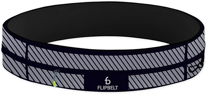 FlipBelt Zipper Running Belt, Waist Pack for Fitness and Running, US Company