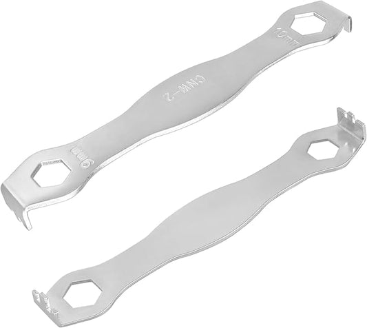 CNW-2 Chainring Nut Wrench for Most Mountain Bike Chainring Bolts (2-Pack)