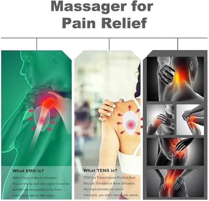 Dr. Boyd's "Advanced X" Touchscreen TENS & EMS Unit -32 Modes, 8 Settings, Large Back-Lit Touchscreen Display, Dual Channel, Re-Chargeable Battery, Automatic Timer, 5 Pairs of Pads, Storage Bag