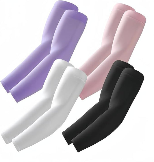 Arm Sleeves, Cooling UV Sun Protection Sports Compression for Men/Women