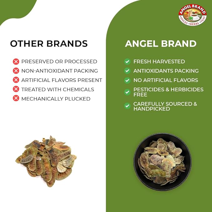 Angel Brand Senna Pods - 0.5 Pouch, Pack of 3 - Senna Pods for Tea and Traditionals Uses.