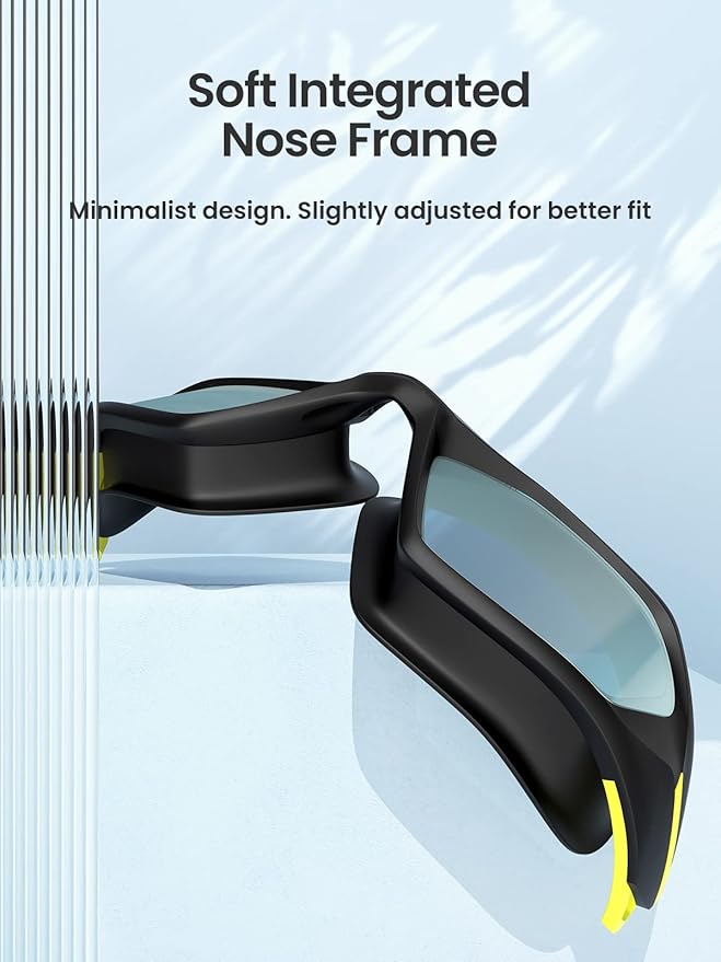 COPOZZ Men's Swim Goggles, Swimming Goggles Anti-fog No Leaking UV Protection for Adult men