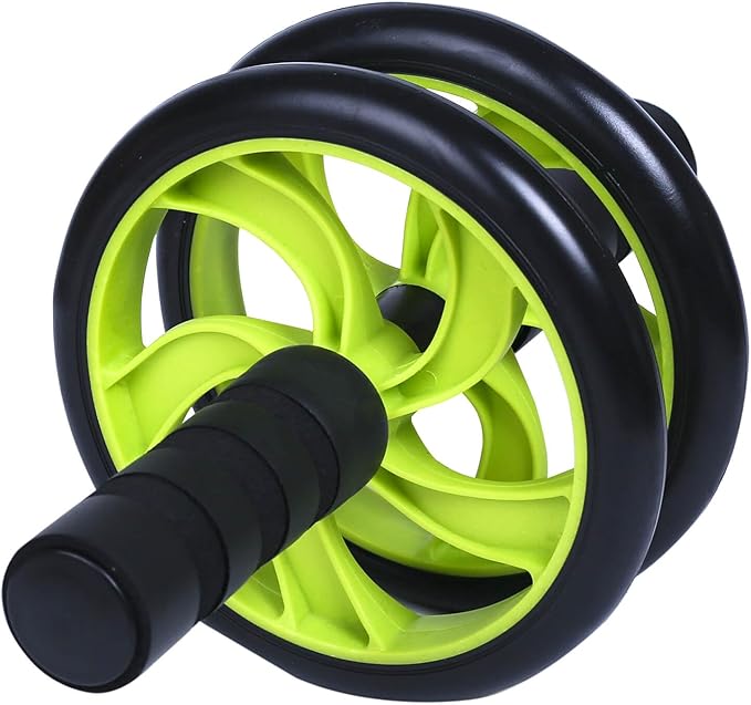 AB Wheel Roller, Exercise Abdominal Fitness Wheel, Work-out Strength-Training Roller, 11"W