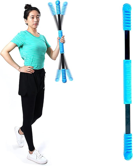 Elastic Fitness Stick Elastic Bar Body Exercise Bar Muscle Training for Exercise Tremor Stick Shoulder Rehabilitation Physical Therapy, Aerobics,Body Shaping Home Gym Yoga, Pilates