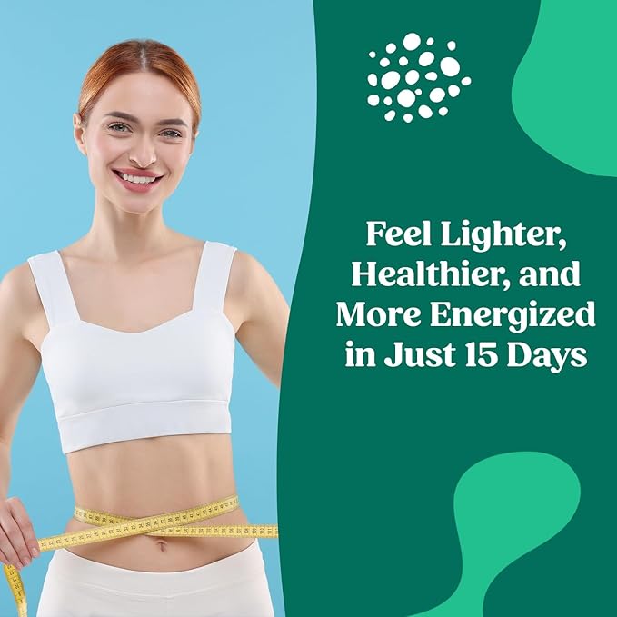 ColonBroom 15 Day Colon Cleanse & Detox Cleanse for Weight Loss with Probiotics & Magnesium to Support Digestion, Reduce Bloating & Boost Metabolism - Gentle & Effective Gut Detox for Women