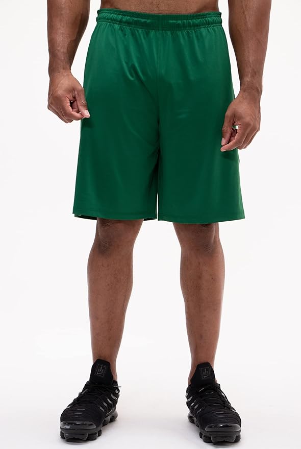 DEVOPS Men's 2-Pack Loose-Fit 10" Workout Gym Shorts with Pockets