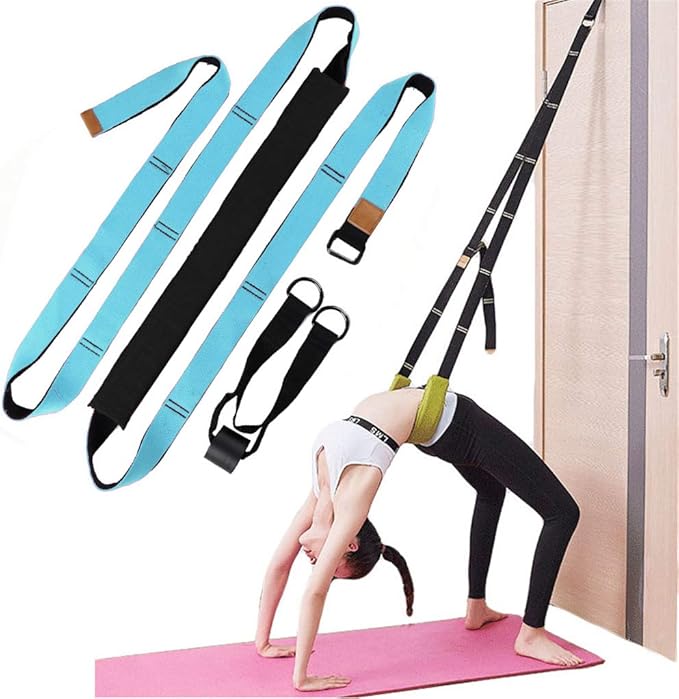 Back bend Assist Trainer - Improve Back and Waist Flexibility, Door Flexibility Stretching Strap, Home equipment for Ballet, Dance, Yoga, Gymnastics, Cheerleading, Splits
