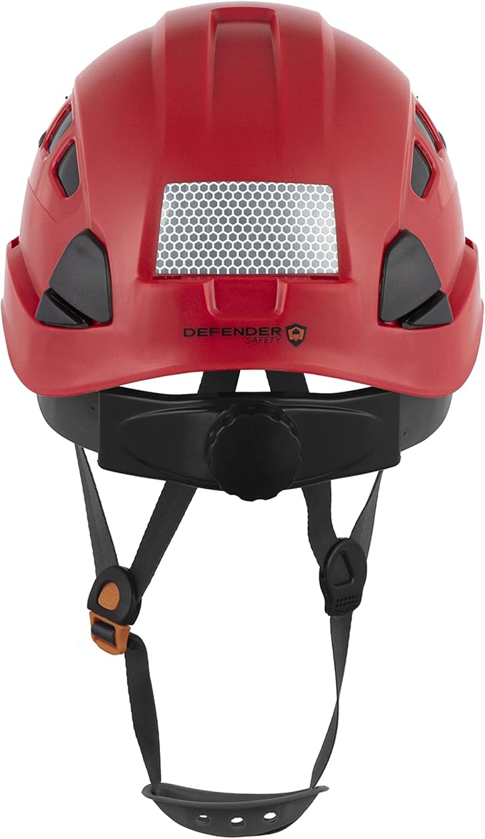 Defender Safety H1 Safety Helmet Hard Hat with Visor ANSI Z89.1