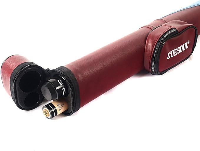 CUESOUL 58 Inch 19oz/20oz Maple Billiard Stick Pool Cue Set 11.5mm/13mm Tip[Weight Adjustable]