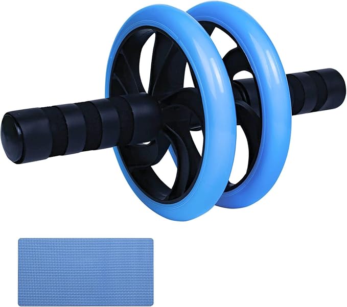 AB Wheel Roller, Exercise Abdominal Fitness Wheel, Work-out Strength-Training Roller, 11"W