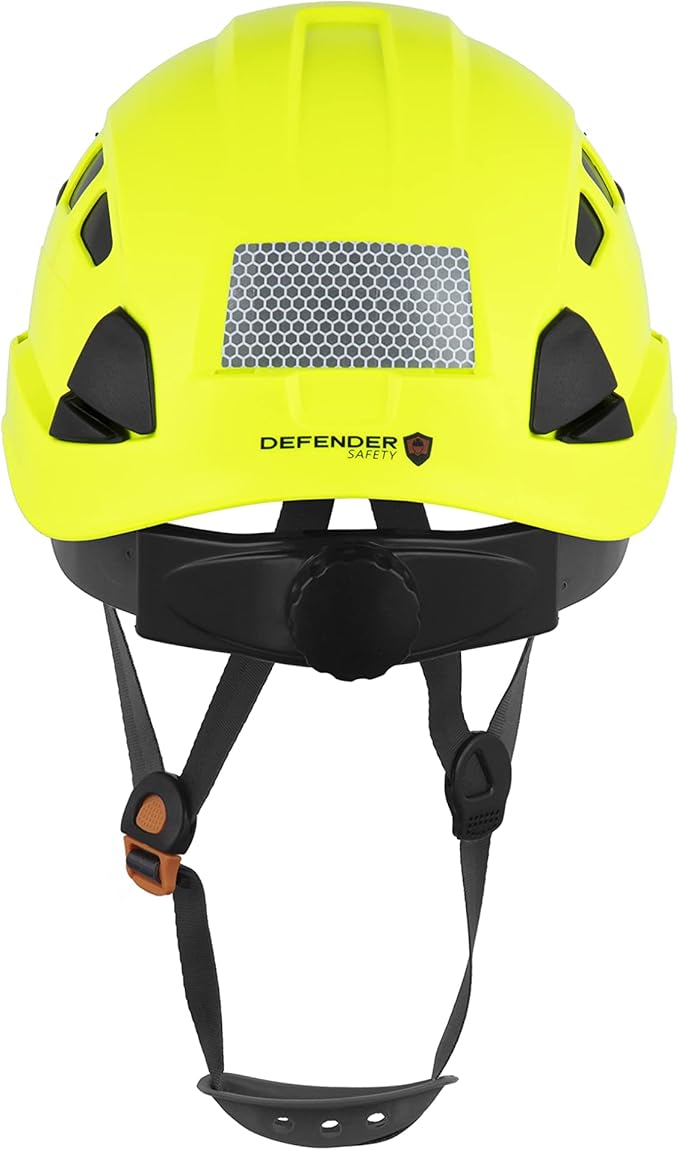 Defender Safety H1 Safety Helmet Hard Hat with Visor ANSI Z89.1