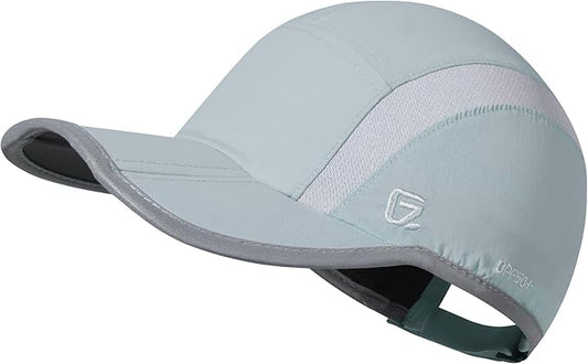 GADIEMKENSD Reflective Folding Outdoor Hat Unstructured Design UPF 50+ Sun Protection Sport Hats for Womens and Mens