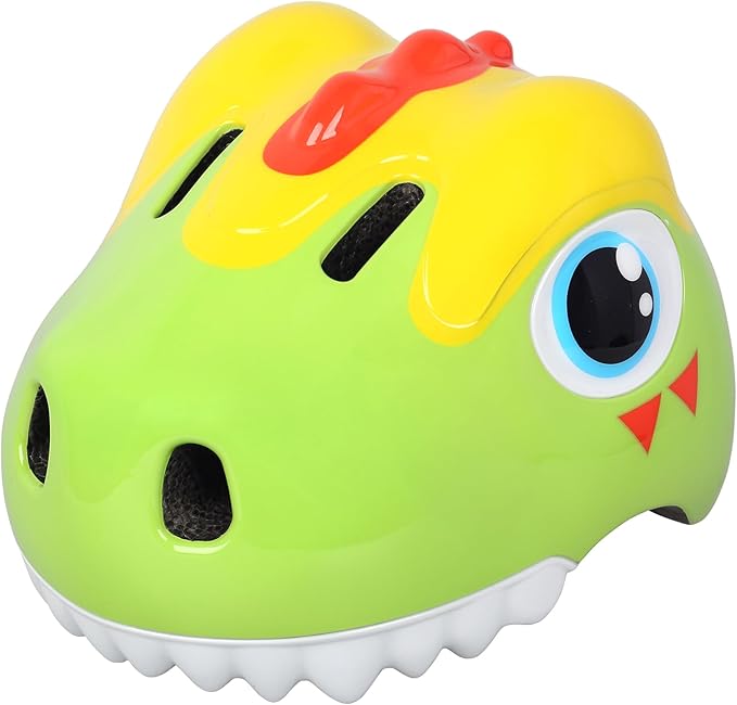 Dinosaur Bike Helmet for 1-3-5-8 Toddler Baby Kids, Lightweight Bicycle Helmet for Cycling Skateboard Roller Skate & Multi-Sports,2 Sizes for Boys and Girls