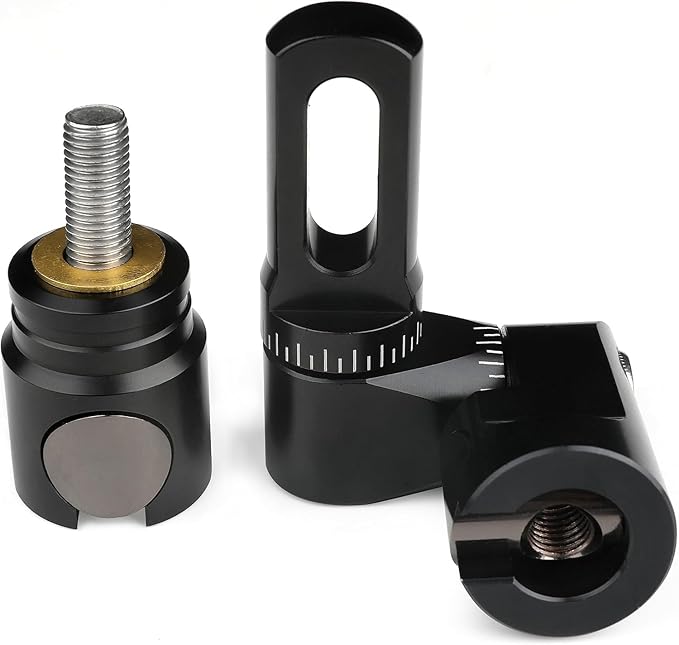 AMEYXGS Bow Stabilizer for Compound Bow, 6" 8" 10" 12" Rod Balance Bar with Damping System and Weights Shock Absorber for Compound Bow Archery Accessory