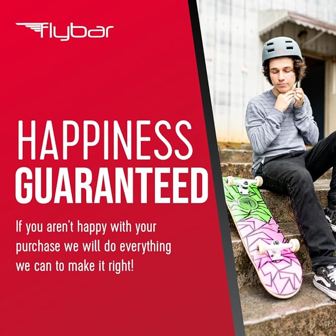 Flybar Bike Helmet- Multi Sport Dual Certified Adjustable Dial, Lightweight Skateboard Helmet, Roller Skating, Pogo, Electric Scooter, Snowboard, Boys and Girls Kids- Adults Helmets