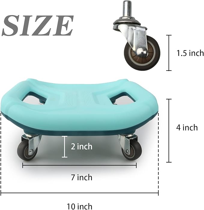 Core Coaster Abdominal Abs Training Machine Equipment,Ab Wheel Roller Exercise for Home Gym,Waist Strength Trainer with a Kneel Mat