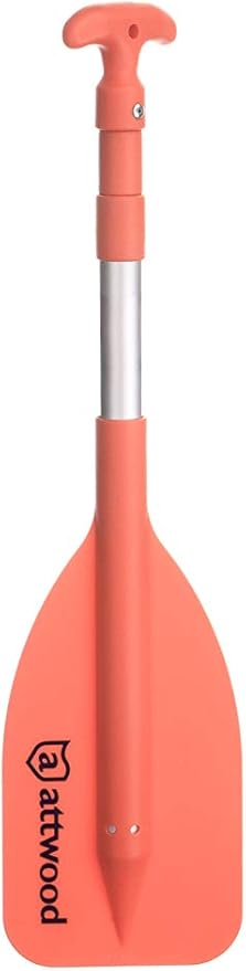 Attwood Emergency Telescoping Paddle for Boating, Orange