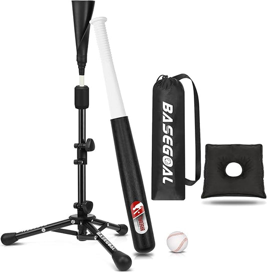 Baseball Tee for Kids,Youth Stand Set,Teeball Set,Youth Baseball,Softball Batting Tee Set,Easy Adjustable Height