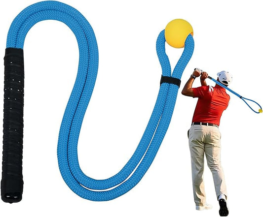 Golf Rope Swing Trainer, Golf Swing Training Aid, Golf Swing Trainer, Golf Training Aid, Golf Swing Trainers, Golf Speed Trainer, Can Improve Speed, Rhythm, Flexibility, and Strength