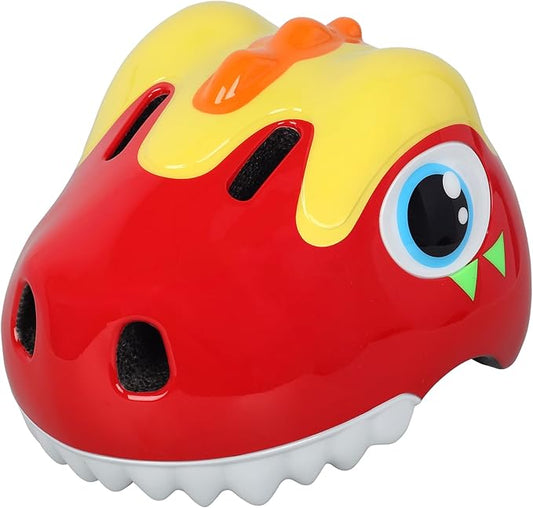 Dinosaur Bike Helmet for 1-3-5-8 Toddler Baby Kids, Lightweight Bicycle Helmet for Cycling Skateboard Roller Skate & Multi-Sports,2 Sizes for Boys and Girls