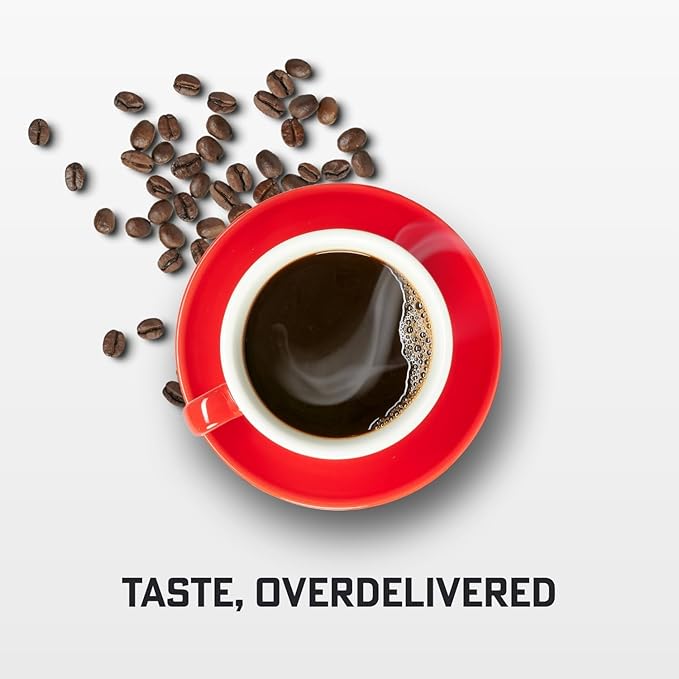 Eight O'Clock Coffee French Roast Ground Coffee, Medium Roast, 12 Ounce (Pack of 6) - Smoky & Complex