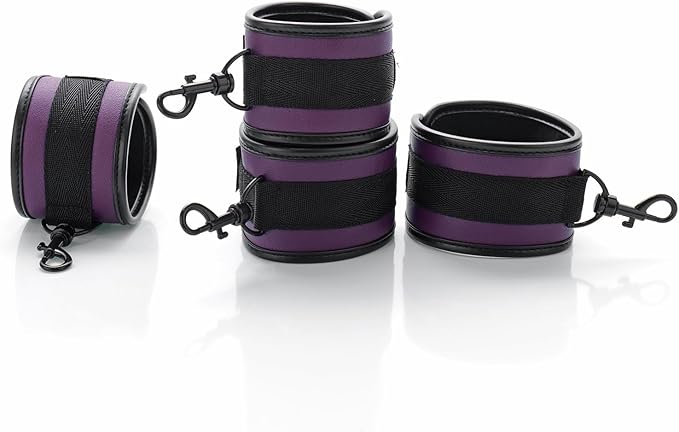 6pcs Black PU Adjustable Straps Sports Training Fitness Gear Home Yoga Set