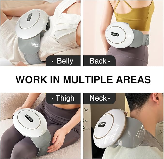 Abdominal Massager, Stomach Massage for Digestion, Stomach Relaxation, and Digestive Relief - Belly Cellulite Massager for Flattening Belly, Gas, Bloating, and Constipation
