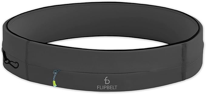 FlipBelt Zipper Running Belt, Waist Pack for Fitness and Running, US Company