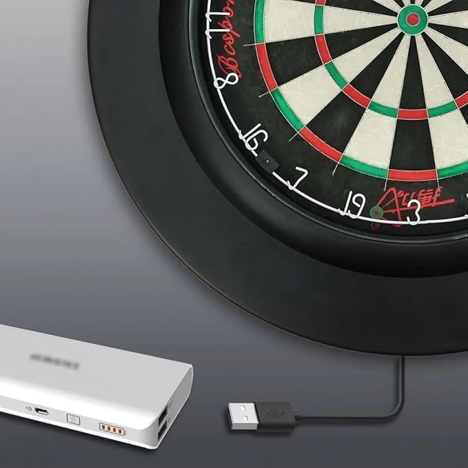 Dartboard Surround with Light Darts Board Surround (Red)